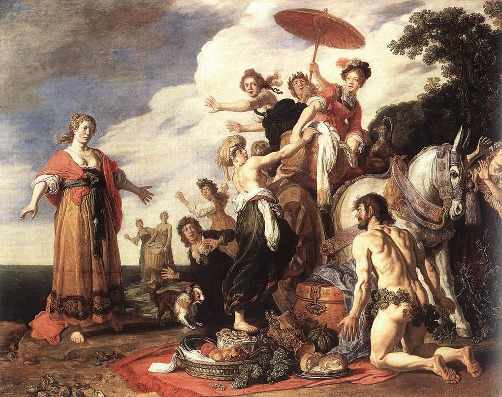 Odysseus and Nausicaa by Pieter Lastman