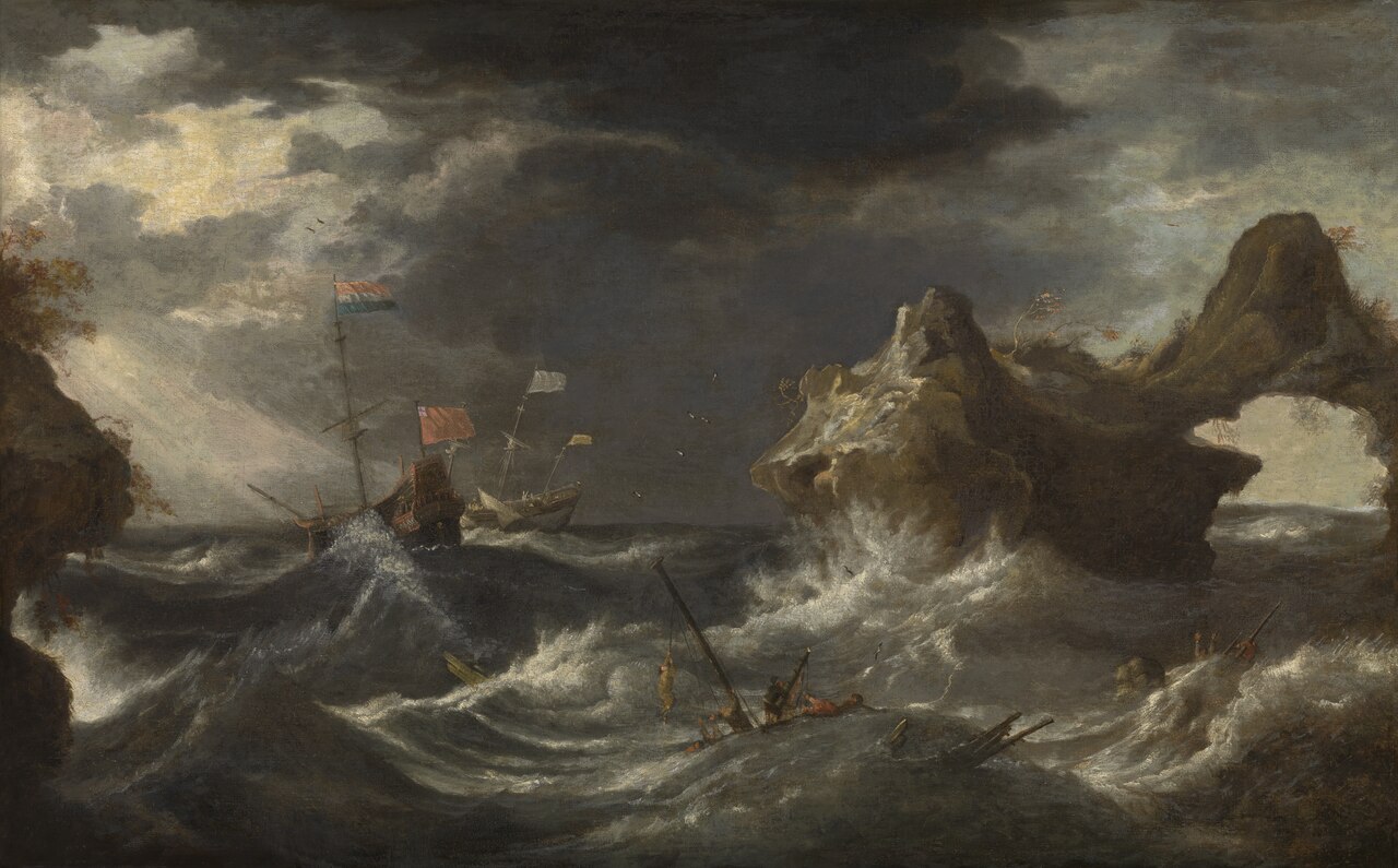 Storm at Sea by Pieter Mulier the Elder