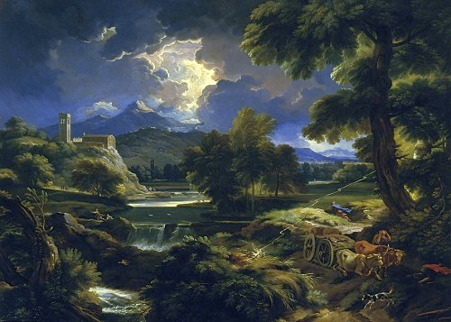 Landscape with a Storm by Pieter Mulier