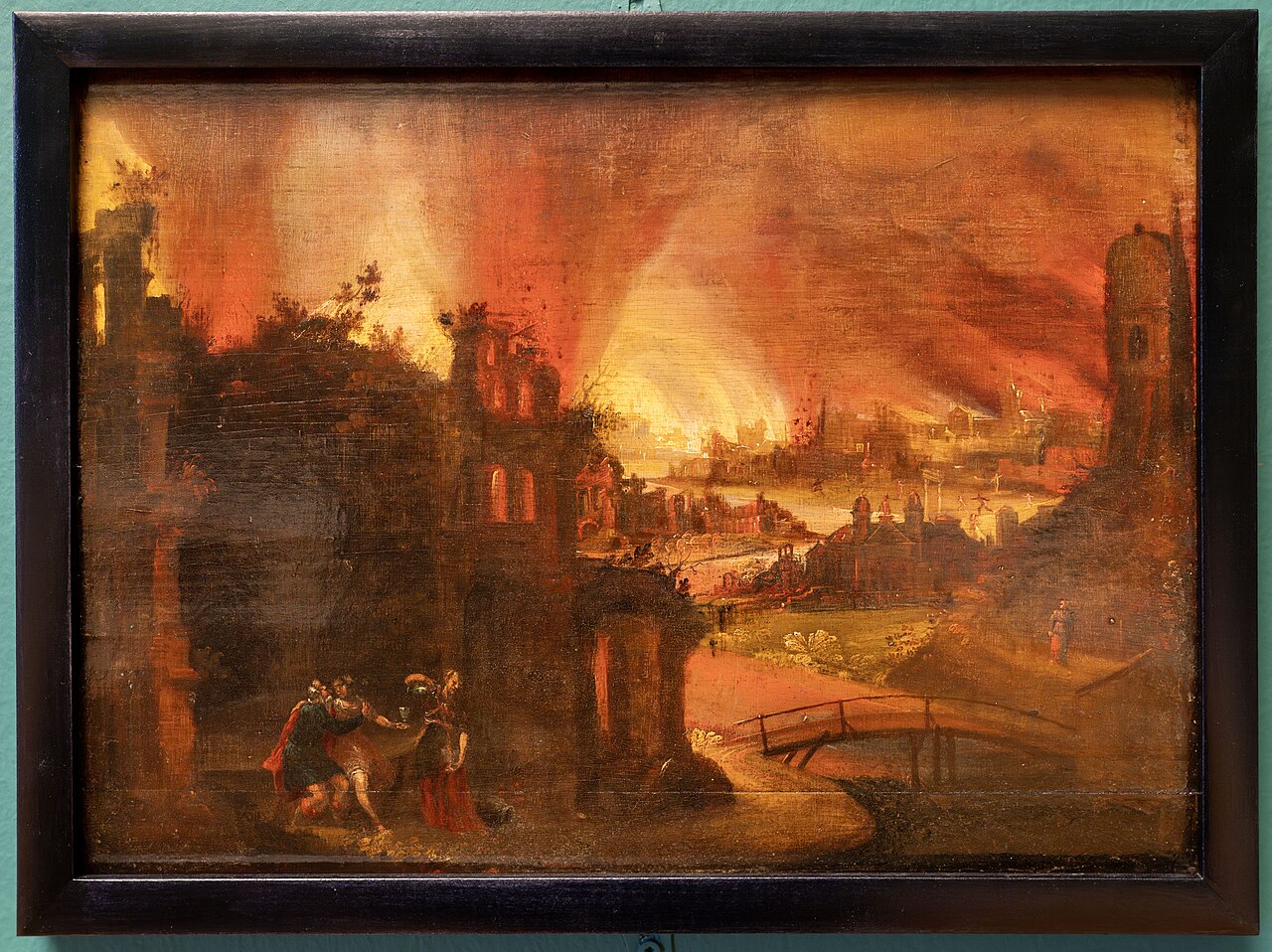 Lot and His Daughters by Pieter Schoubroeck
