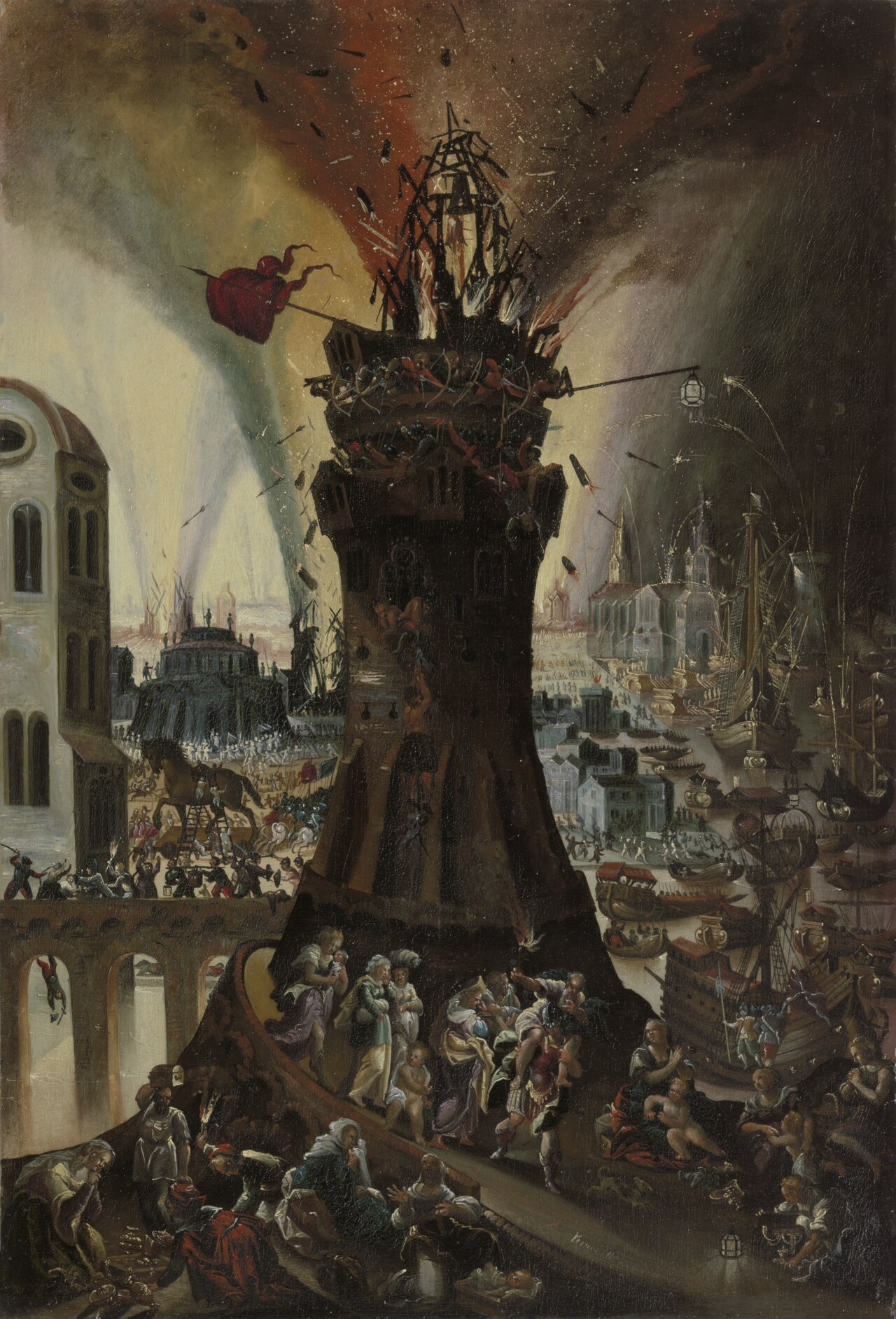 The Fire of Troy by Pieter Schoubroeck