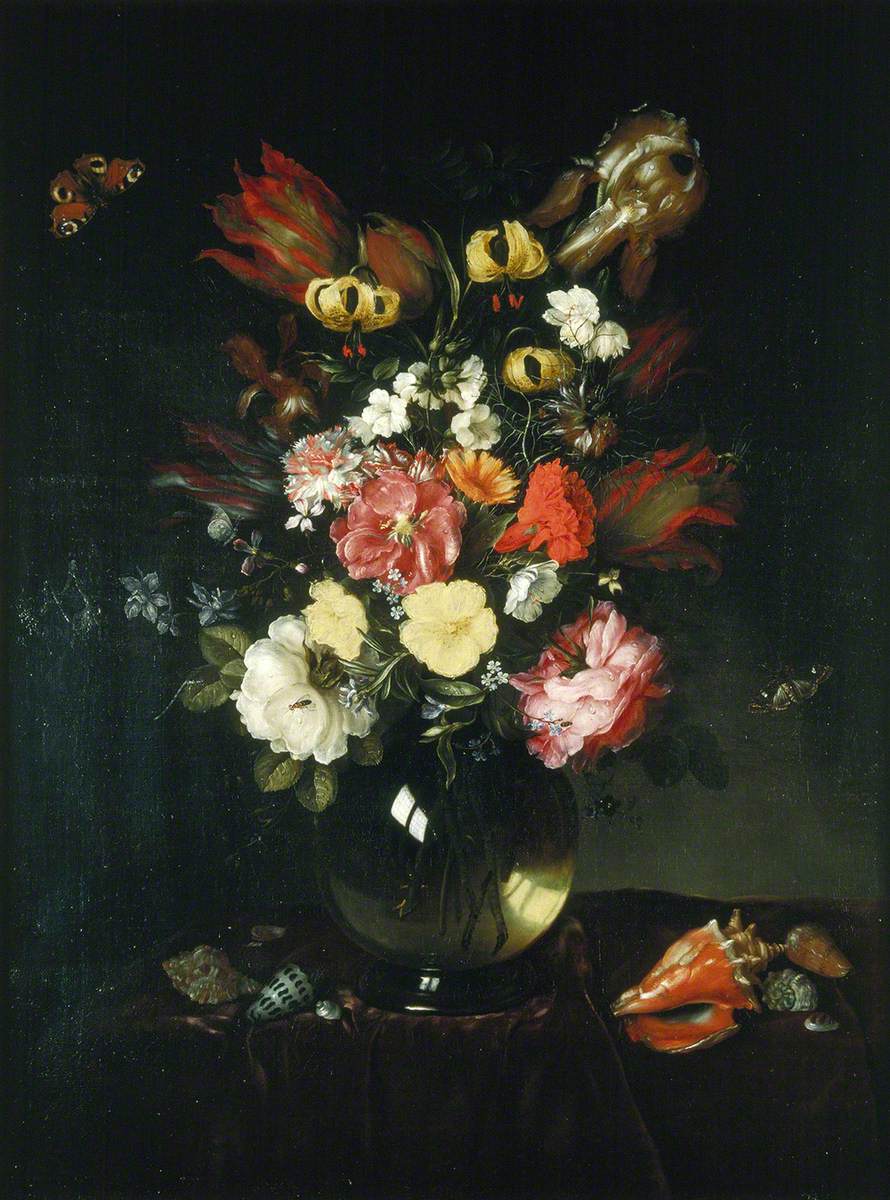Vase and Flowers by Pieter van de Venne