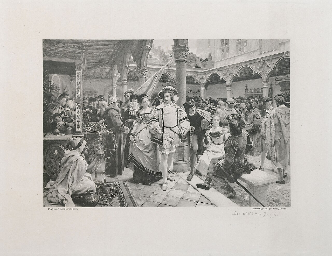 Feest in de Beurs by Pieter Van der Ouderaa