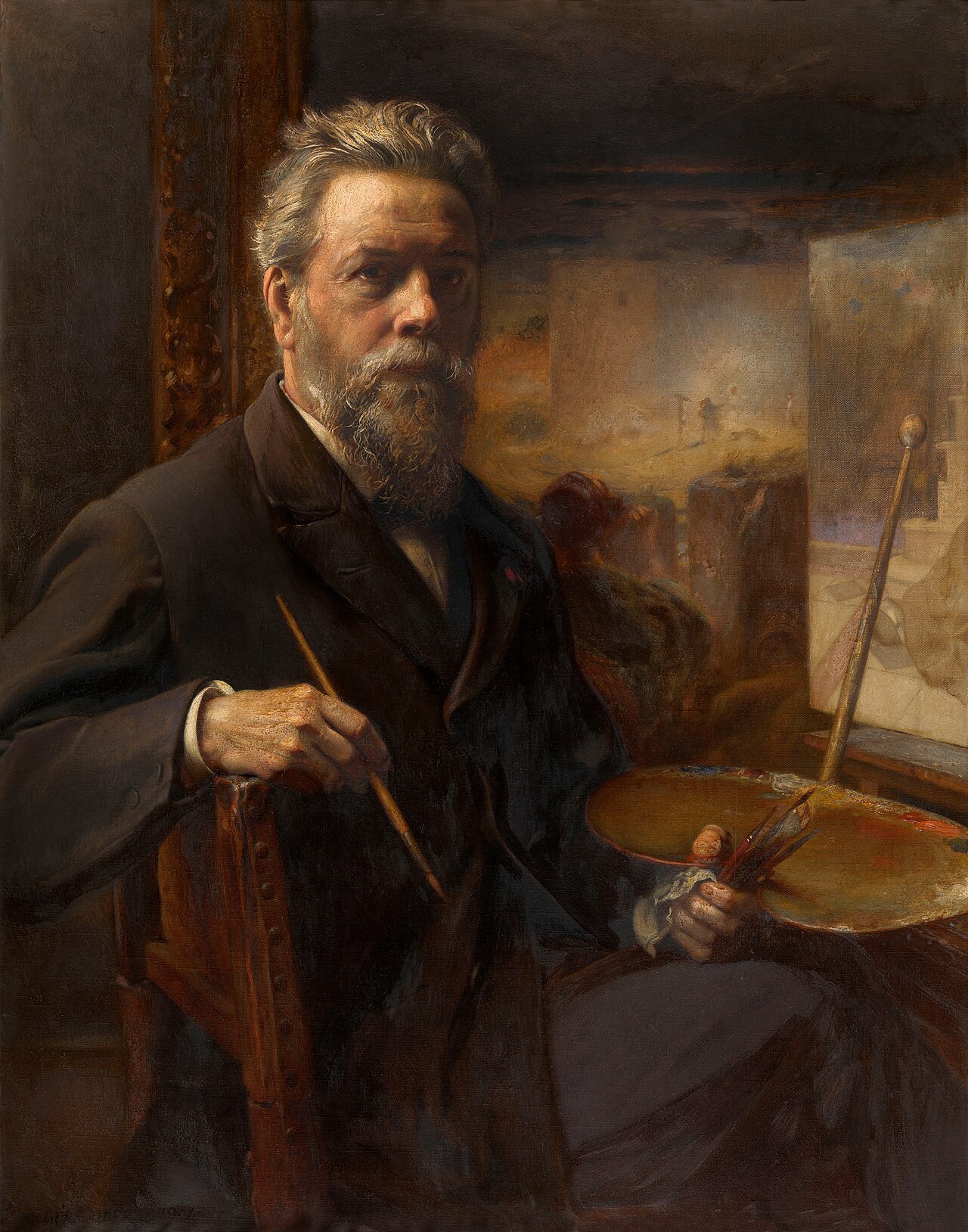 Self Portrait by Pieter Van der Ouderaa
