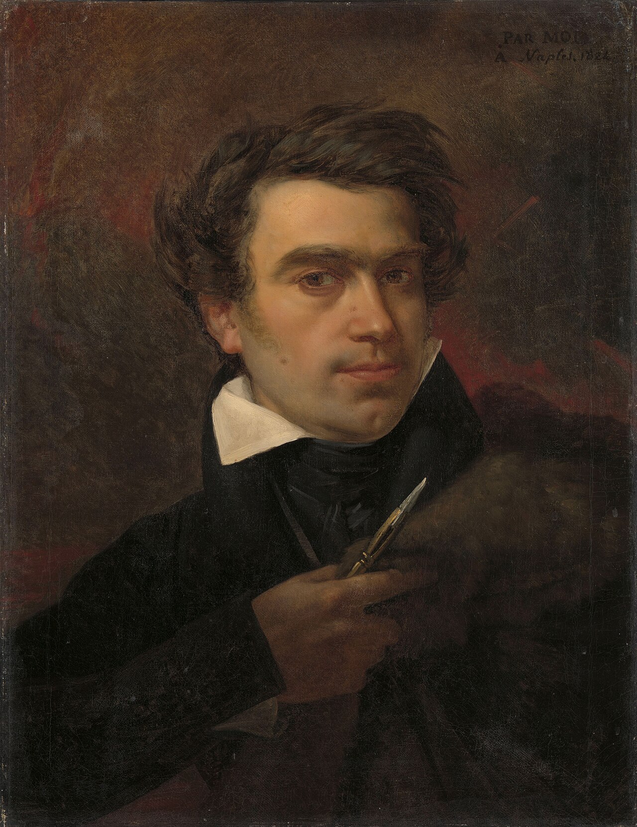 Self portrait by Pieter van Hanselaere