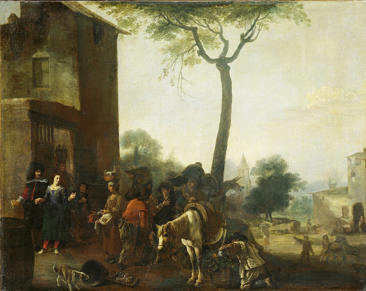 Harvesting the Vines by Pieter van Laer