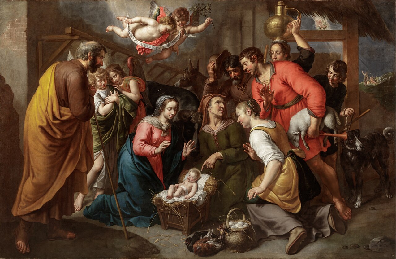 Adoration of the Shepherds by Pieter van Lint