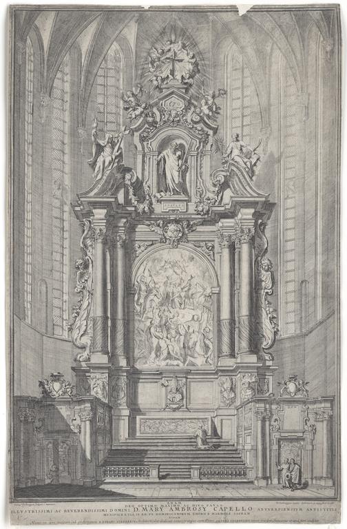 Het hoofdaltaar van de Sint-Pauluskerk, Antwerpen by Pieter Verbrugghen the Younger