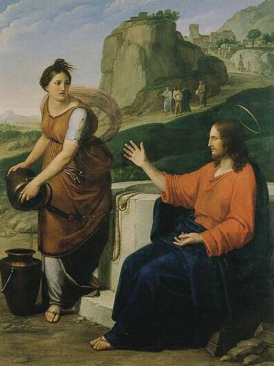 Christ and the Samaritan Woman by Pietro Benvenuti