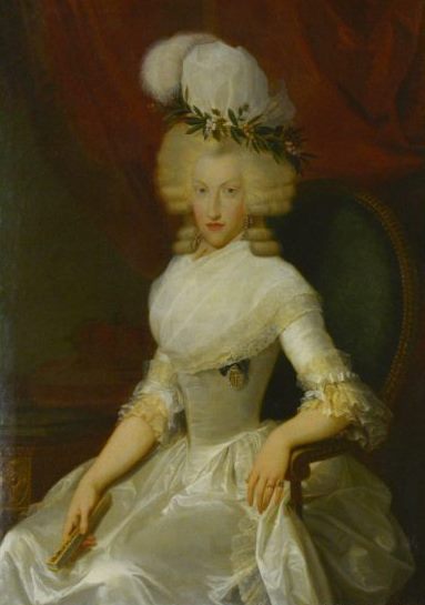 Portrait of Luisa of Naples and Sicily by Pietro Benvenuti