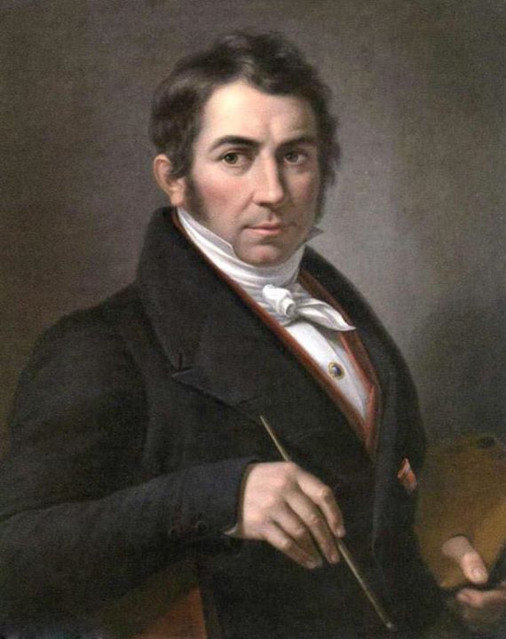 Self-portrait by Pietro Benvenuti