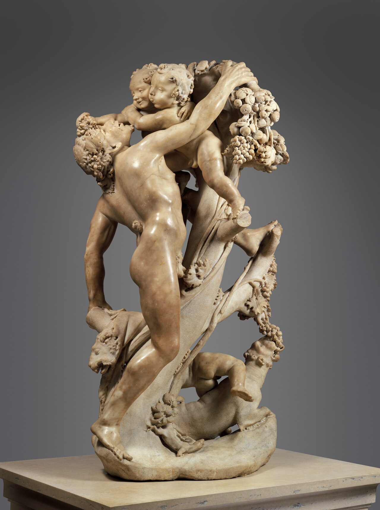 A Faun Teased by Children by Pietro Bernini