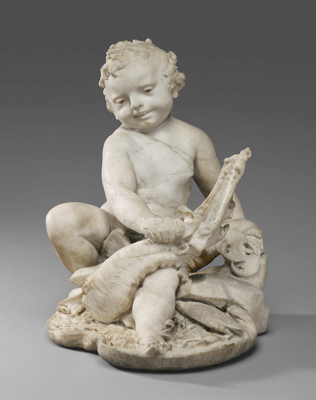 Boy with a Dragon by Pietro Bernini