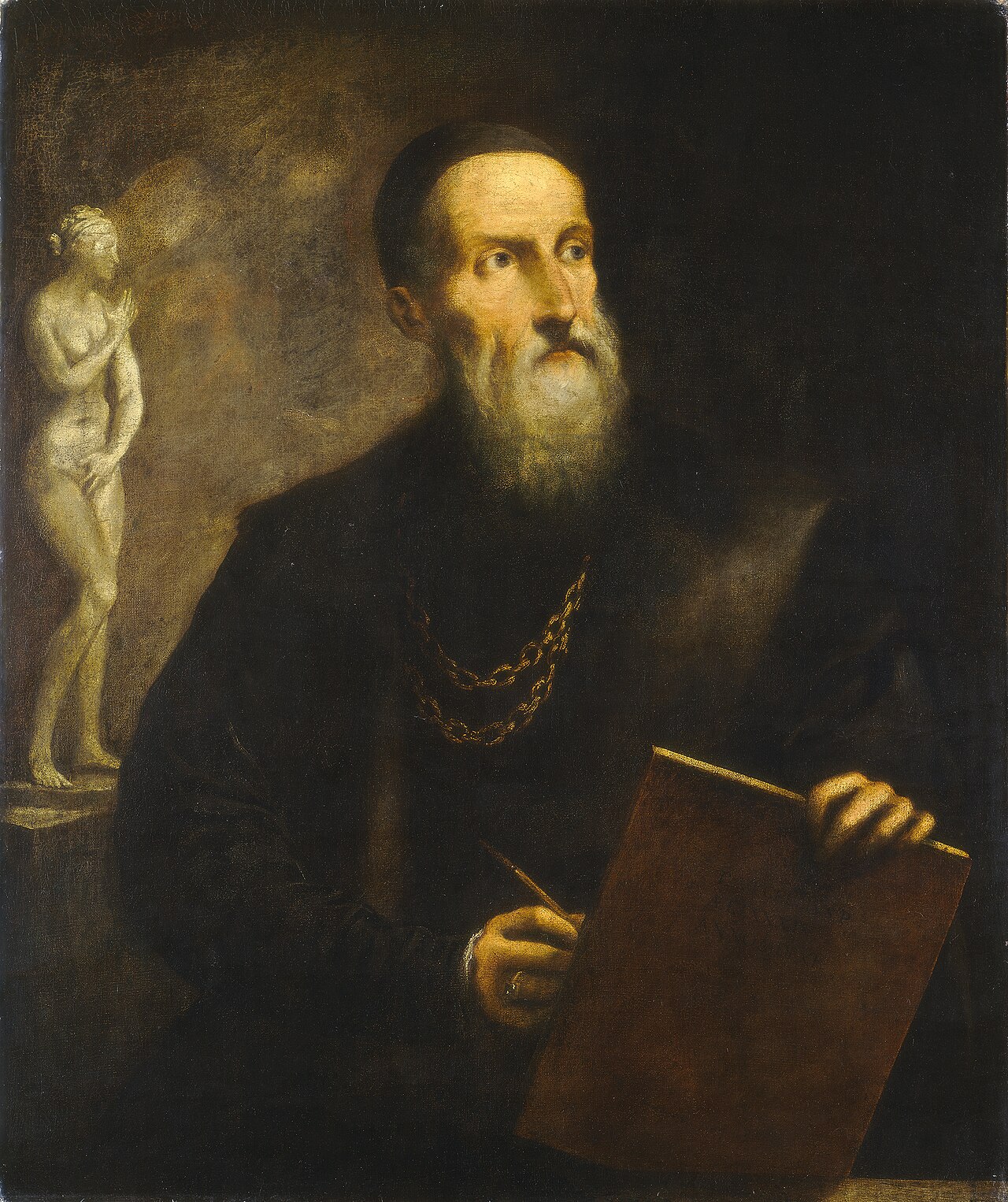 Portrait of Titian by Pietro della Vecchia