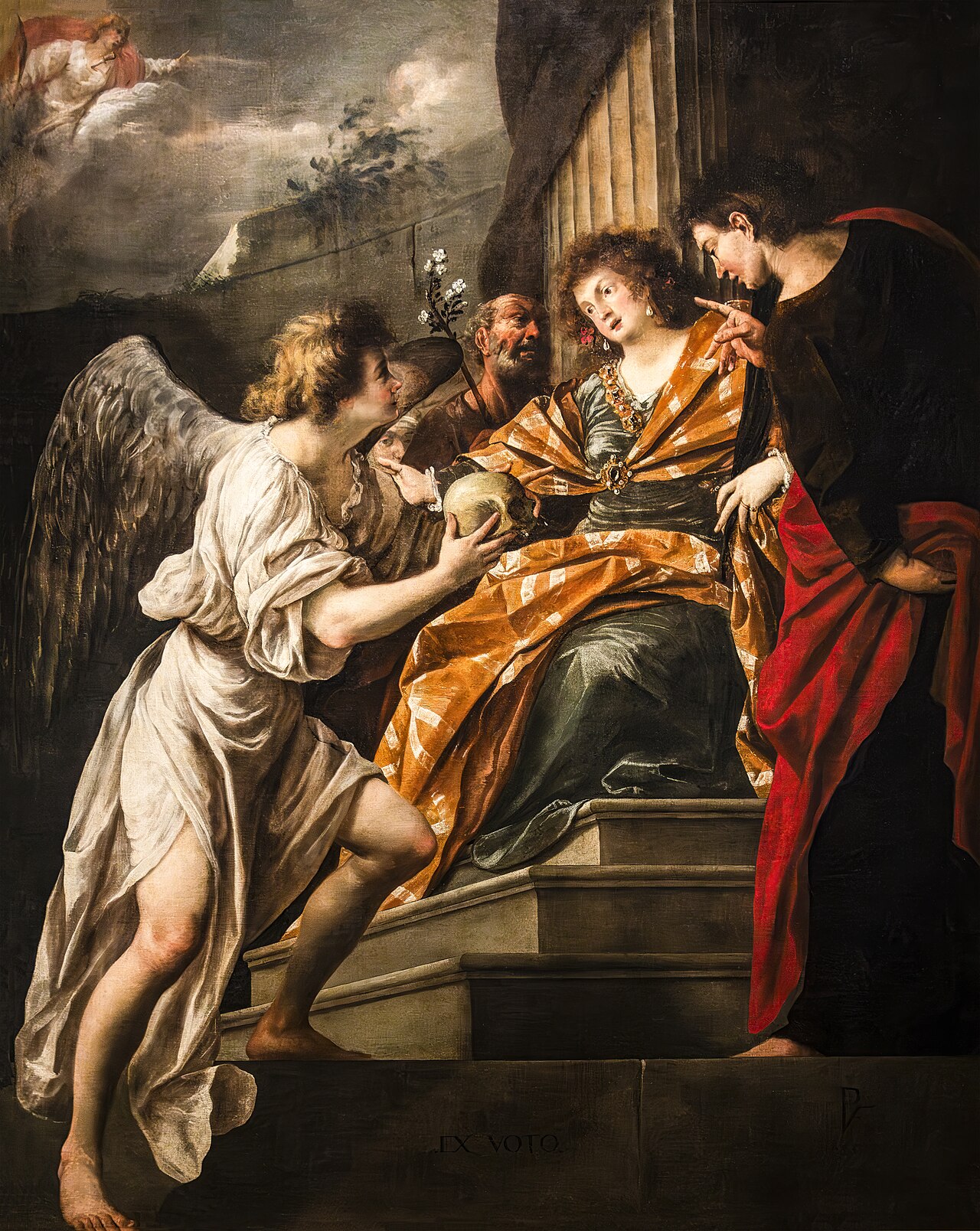 Votive Scene by Pietro della Vecchia