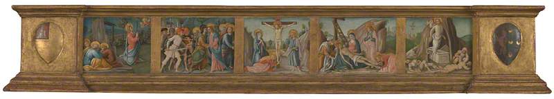 Scenes from the Passion: Predella by Pietro di Francesco degli Orioli