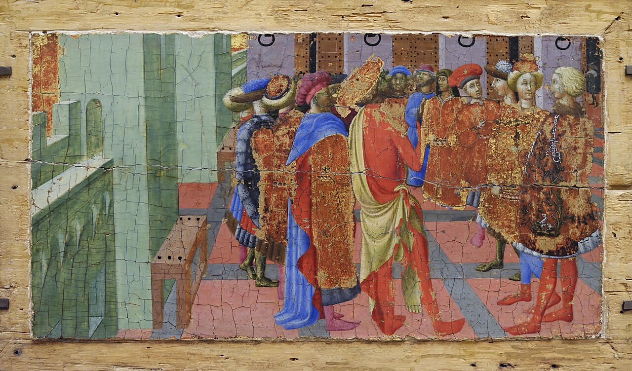 The Sermon of St. Bartholomew by Pietro di Giovanni d'Ambrogio