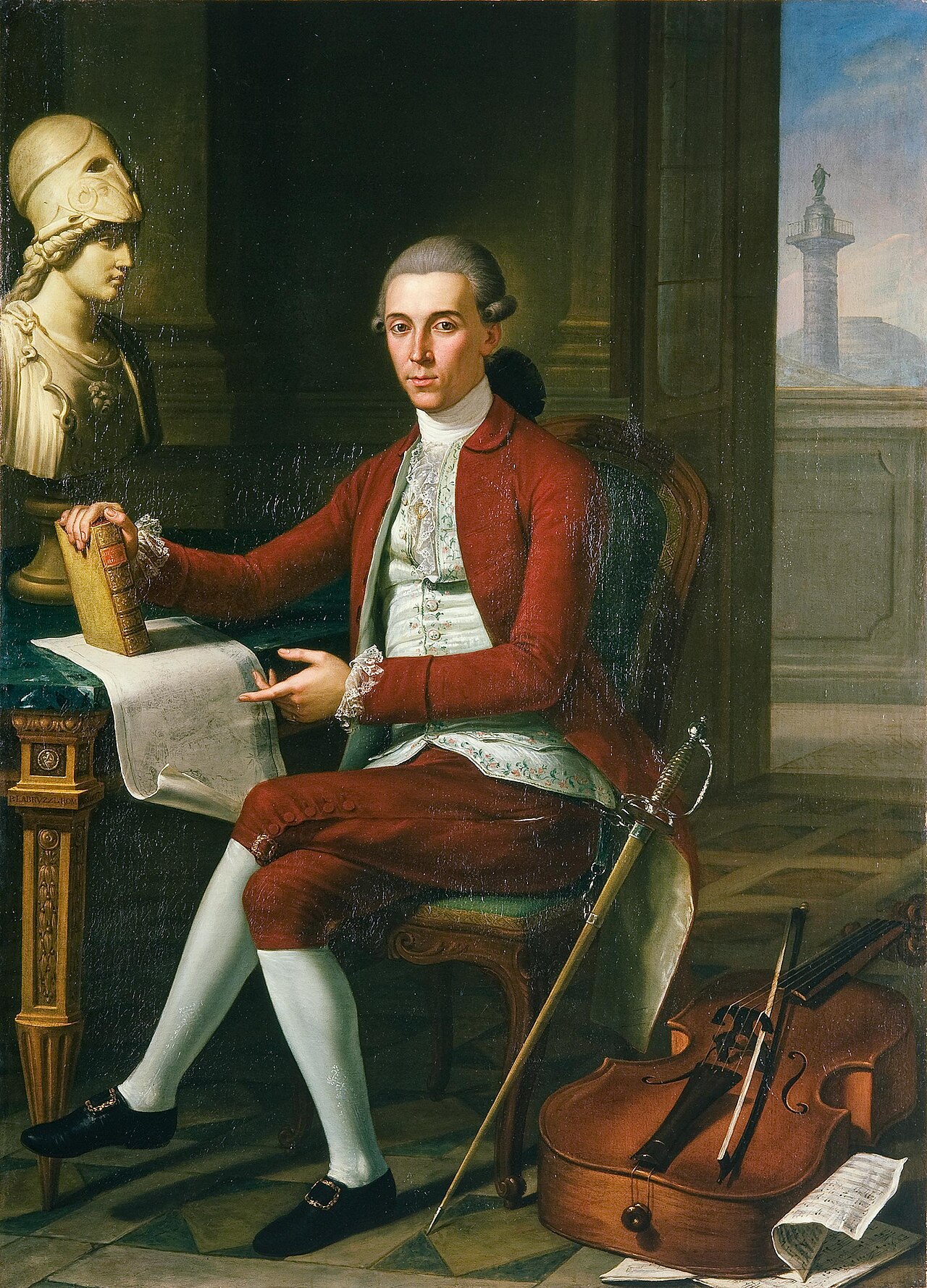 Portrait of Sir James Bland Burges by Pietro Labruzzi