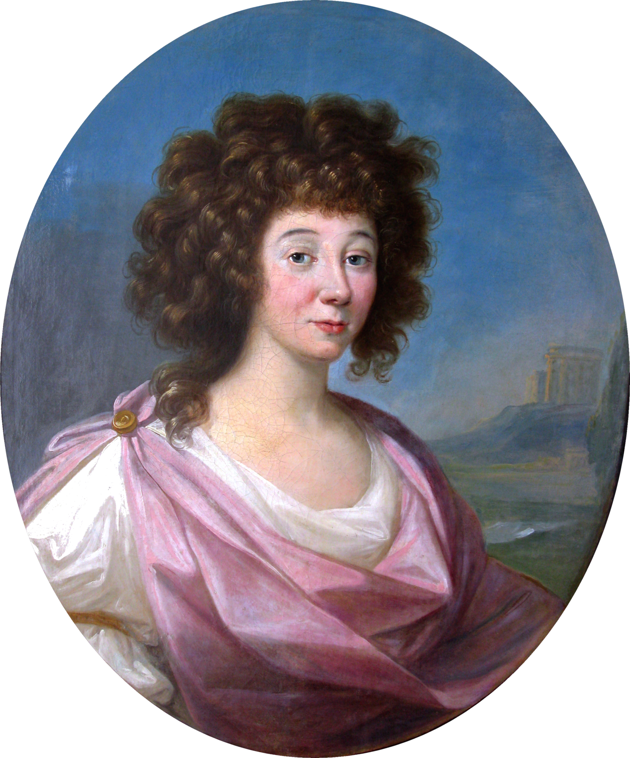 Porträt der Anne Duchess of Elbeuf née Cetner (1764-1814) by Pietro Labruzzi