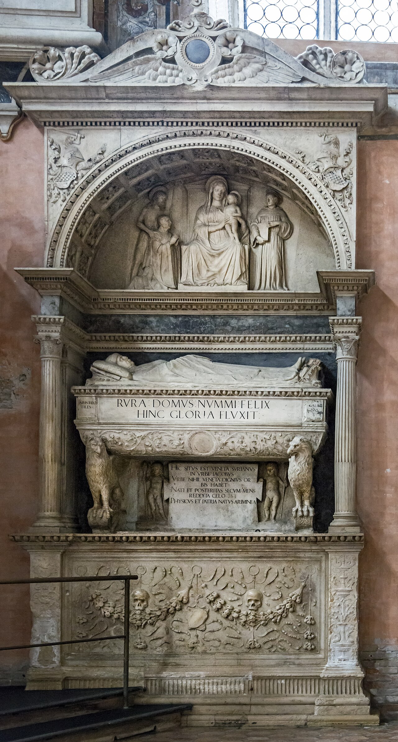 Giacomo Surian's grave by Pietro Lombardo