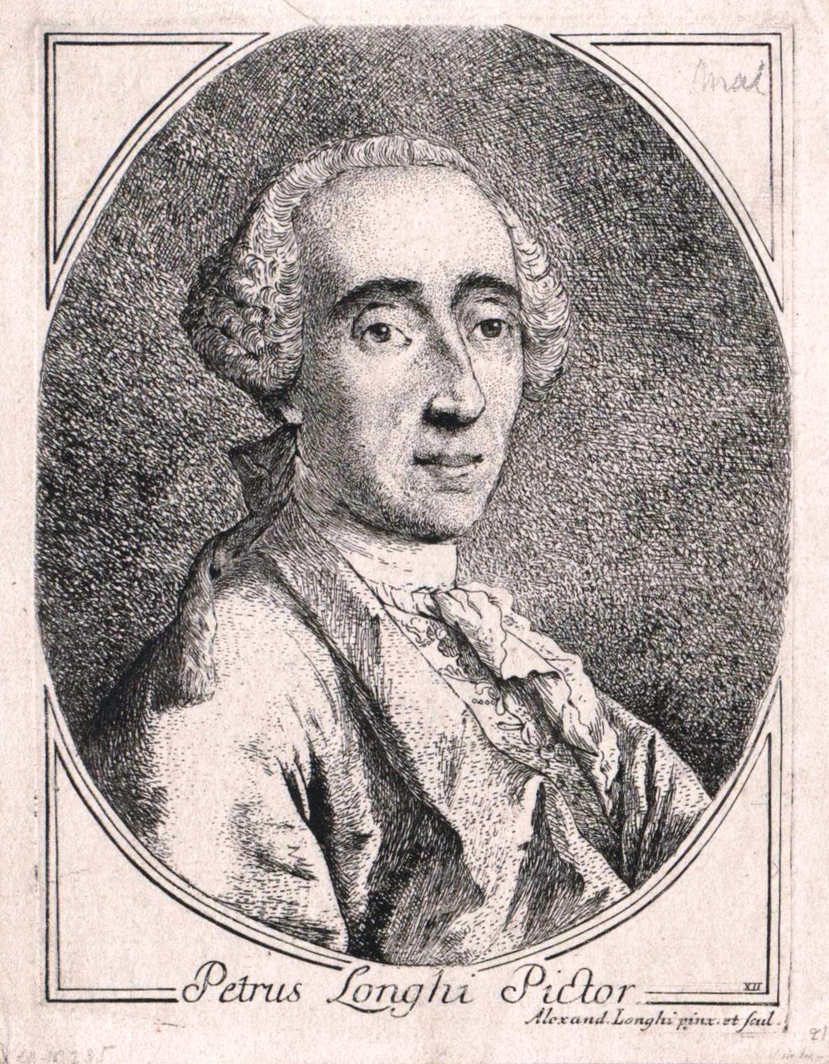 Portrait of Pietro Longhi