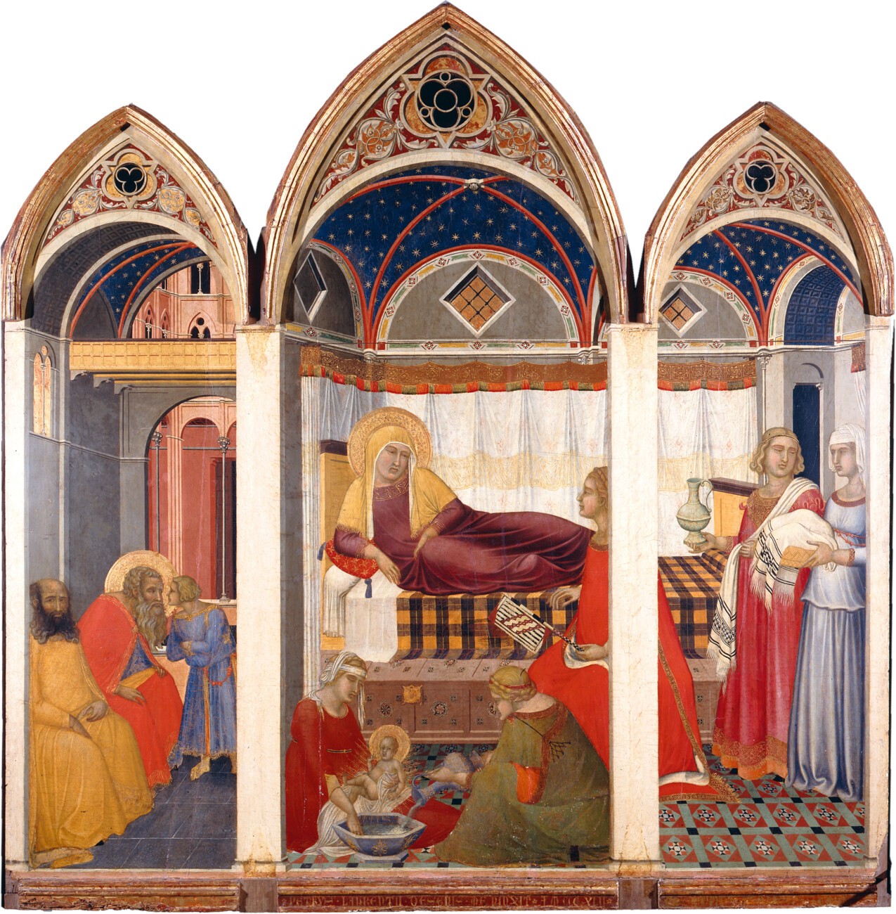 Nativity of the Virgin by Pietro Lorenzetti