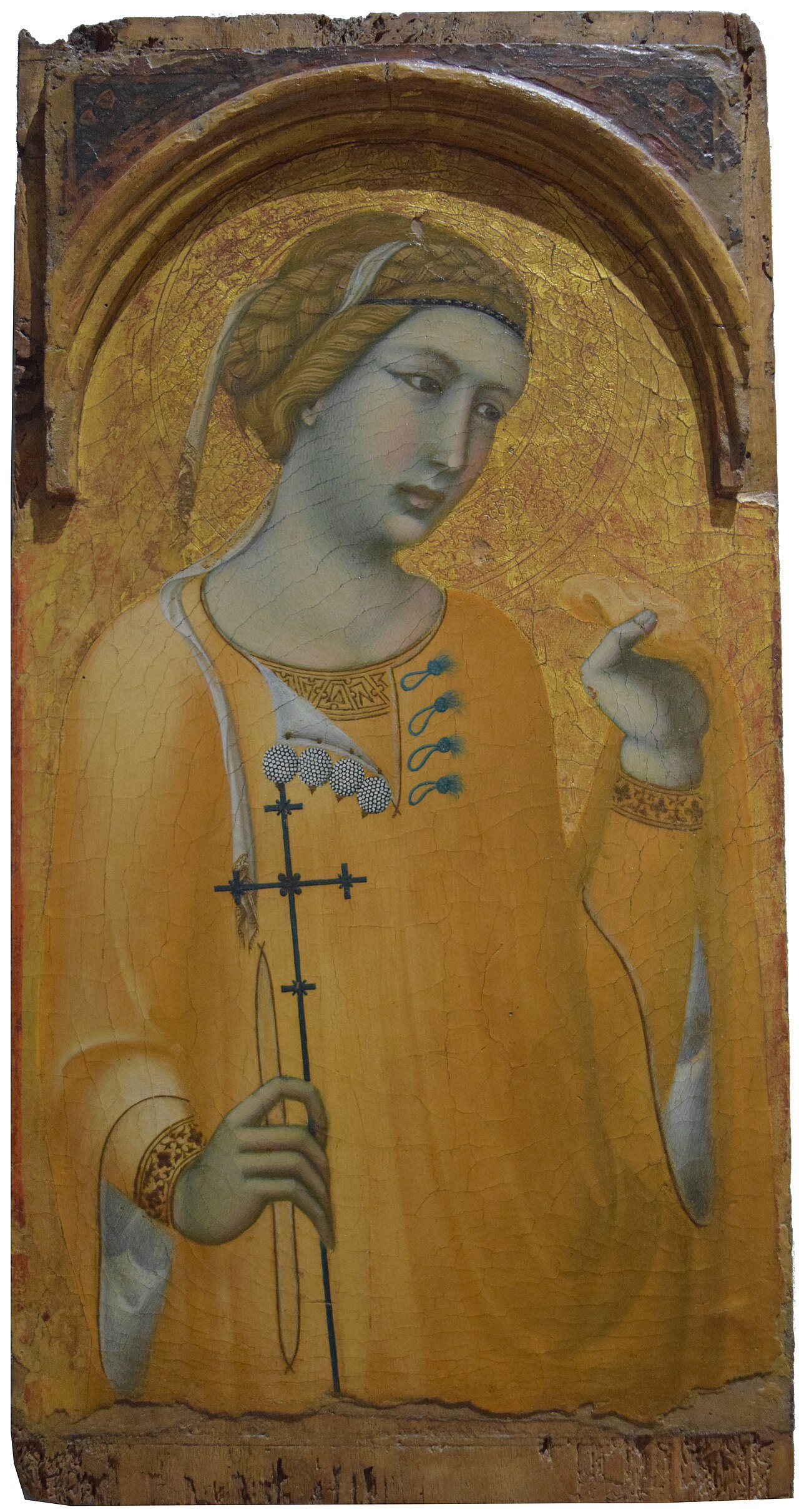 Saint Margaret or Agatha by Pietro Lorenzetti