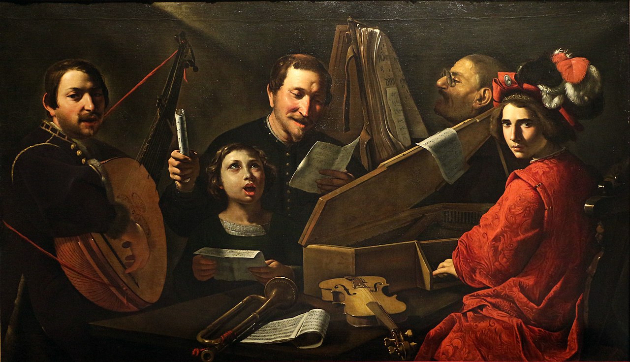 Concert with Five Musicians by Pietro Paolini