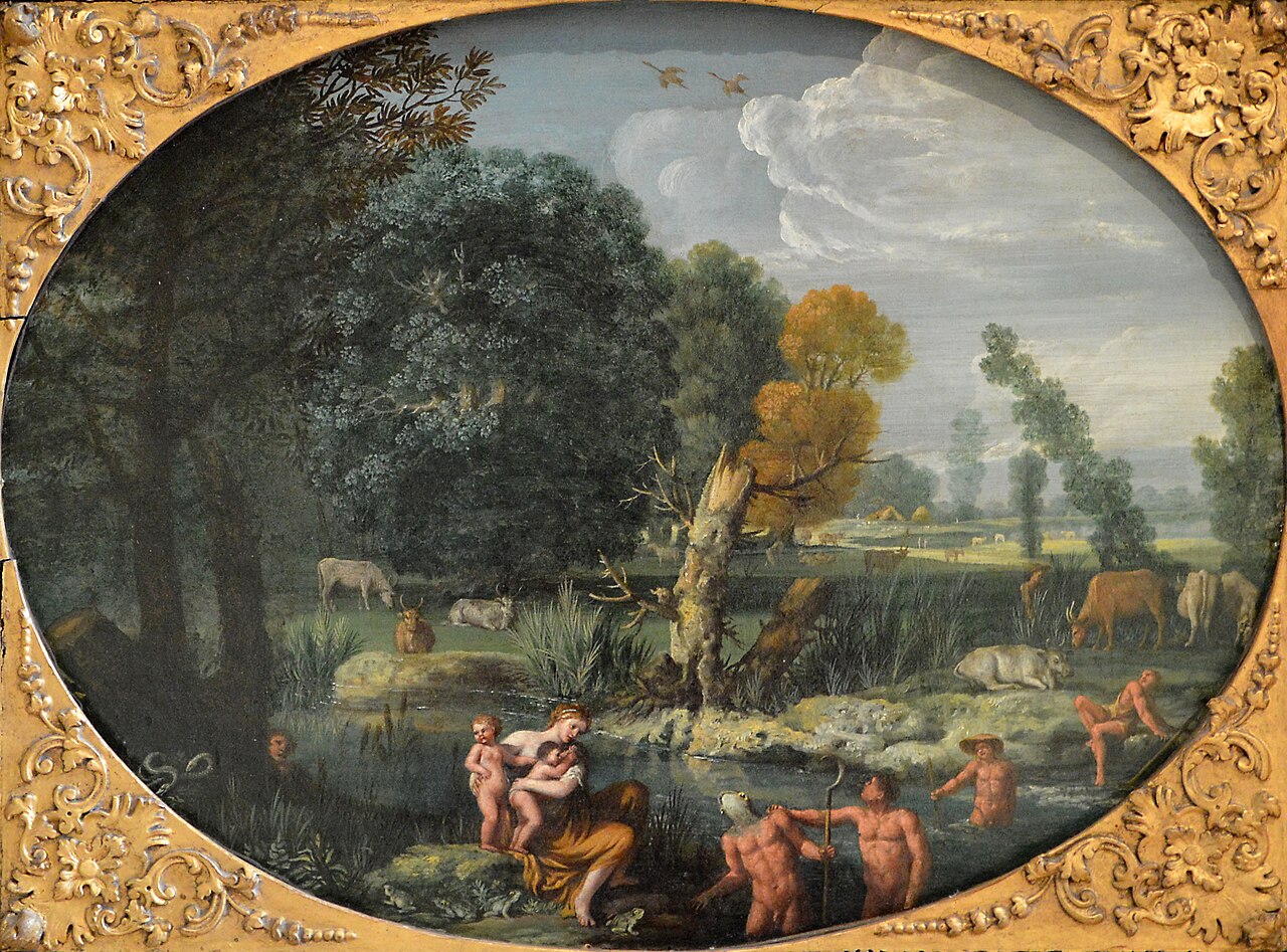 Latona Transforming the Lycian Peasants into Frogs by Pietro Paolo Bonzi