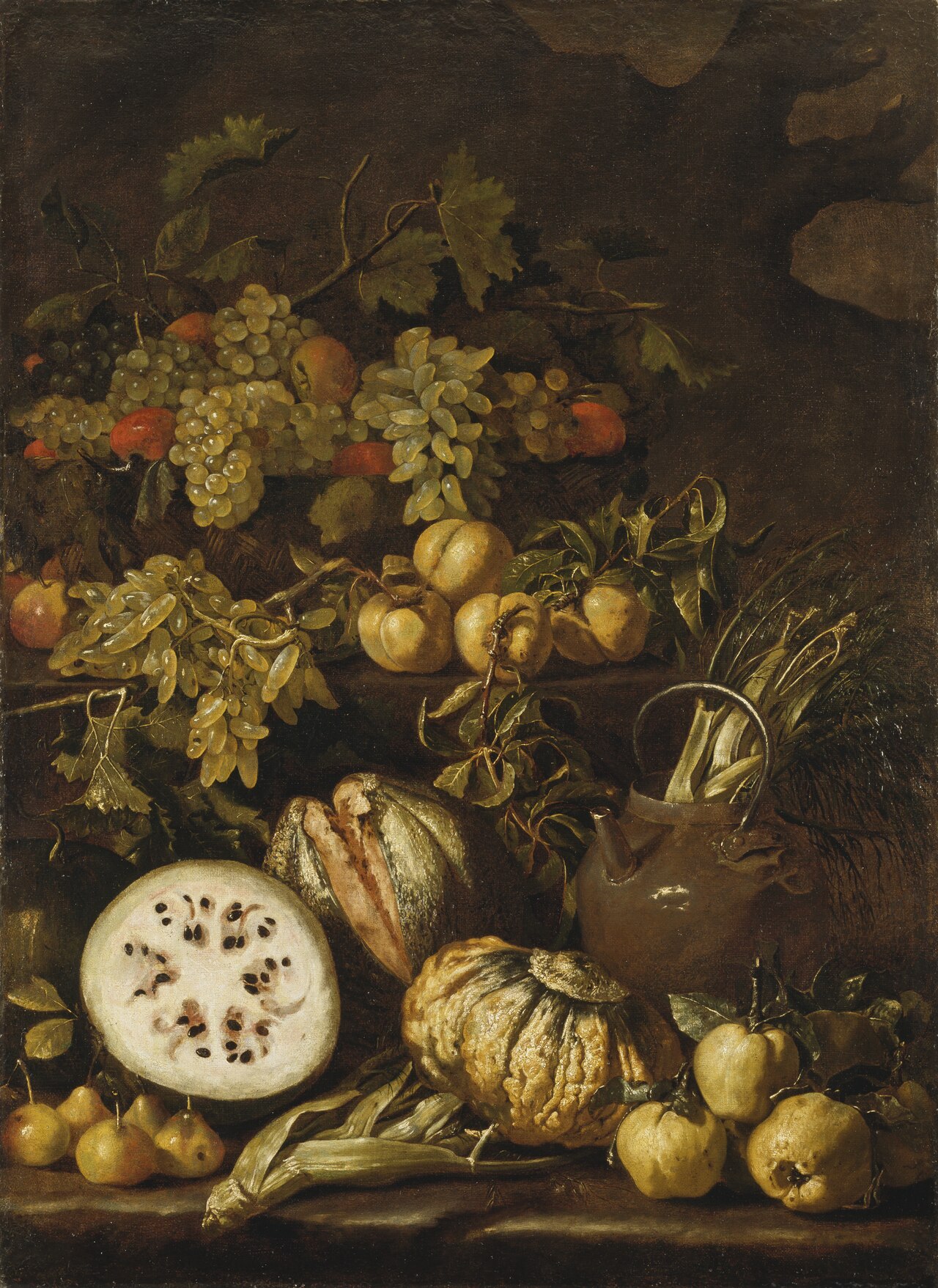 Still Life with Fruit by Pietro Paolo Bonzi