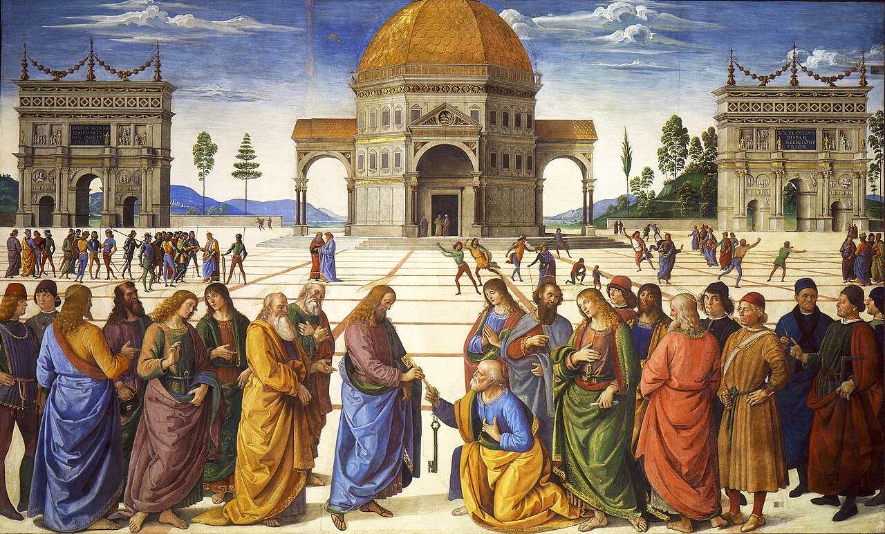 Delivery of the Keys by Pietro Perugino