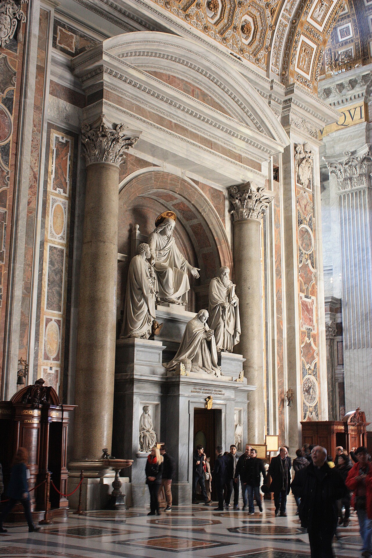 Tomb of Pius VIII by Pietro Tenerani