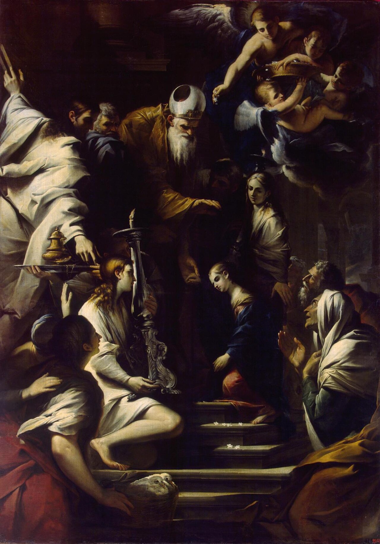 Presentation of the Virgin into the Temple by Pietro Testa