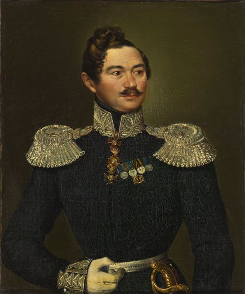 Portrait of Major-General Ivan Orlov by Pimen Orlov
