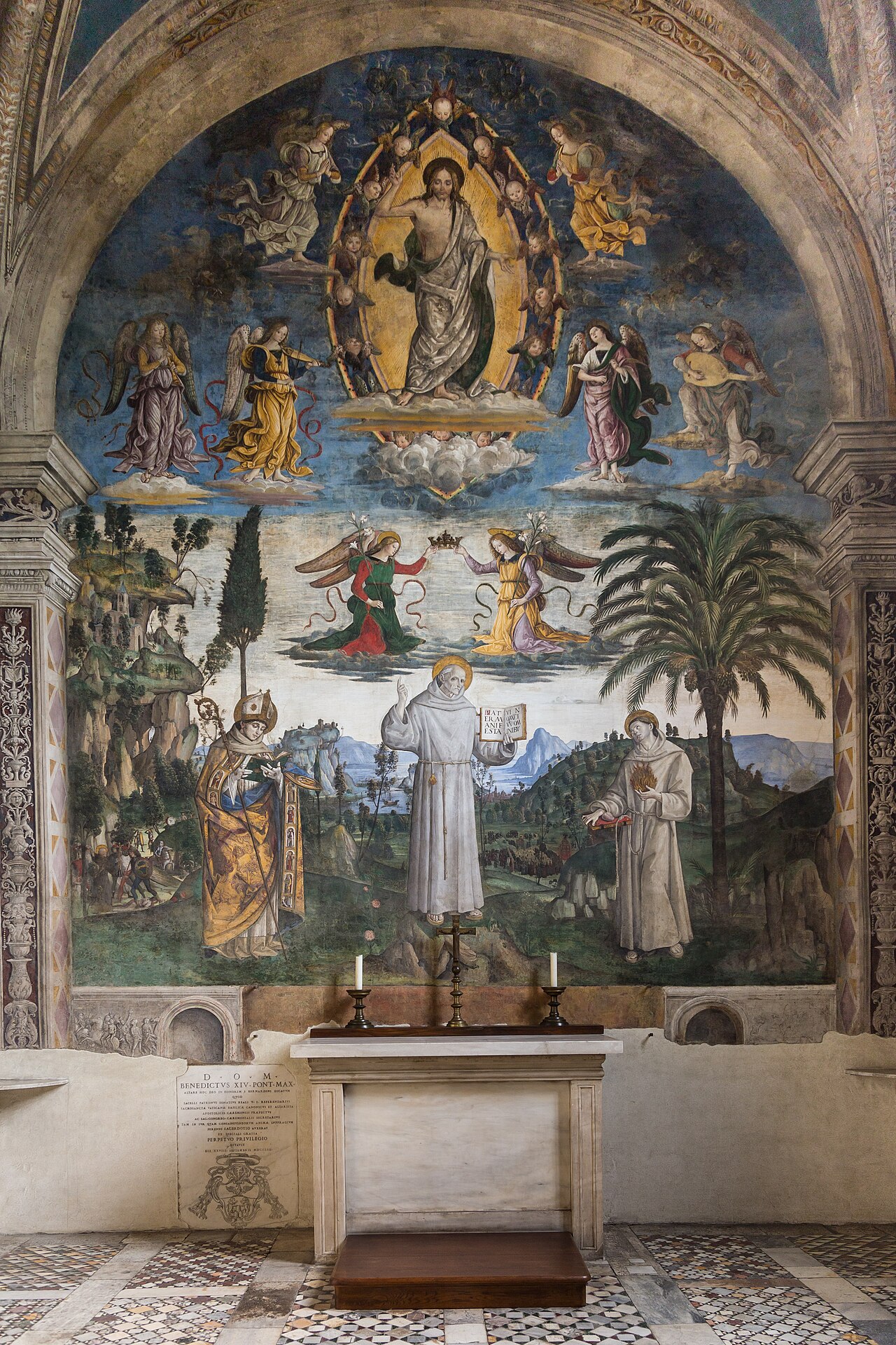 Bufalini Chapel by Pinturicchio