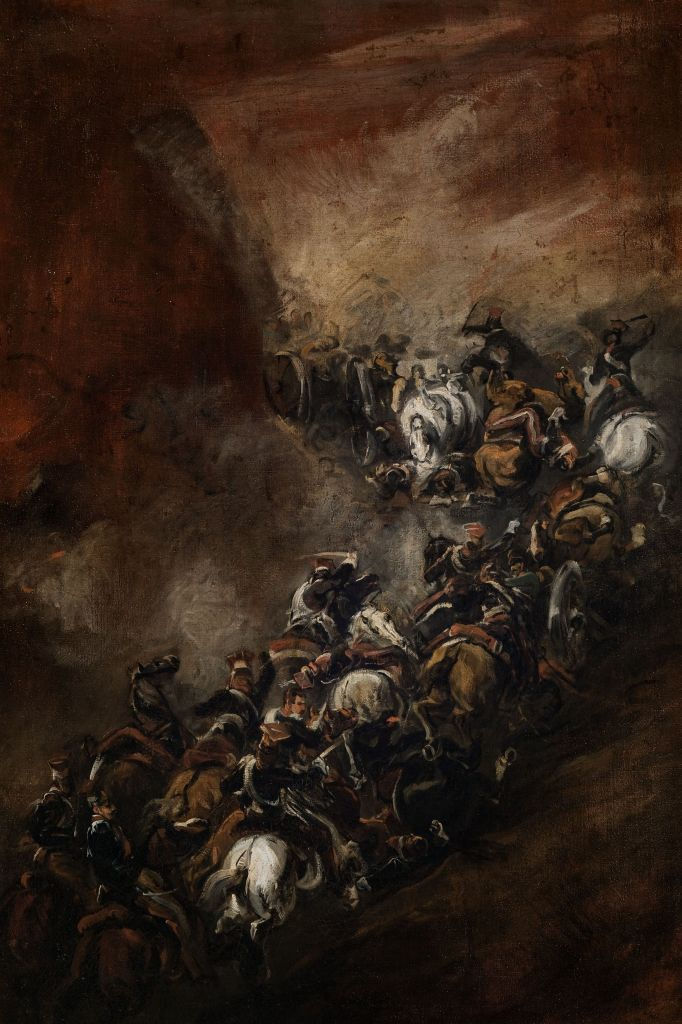 Charge in the Somosierra Gorge by Piotr Michałowski