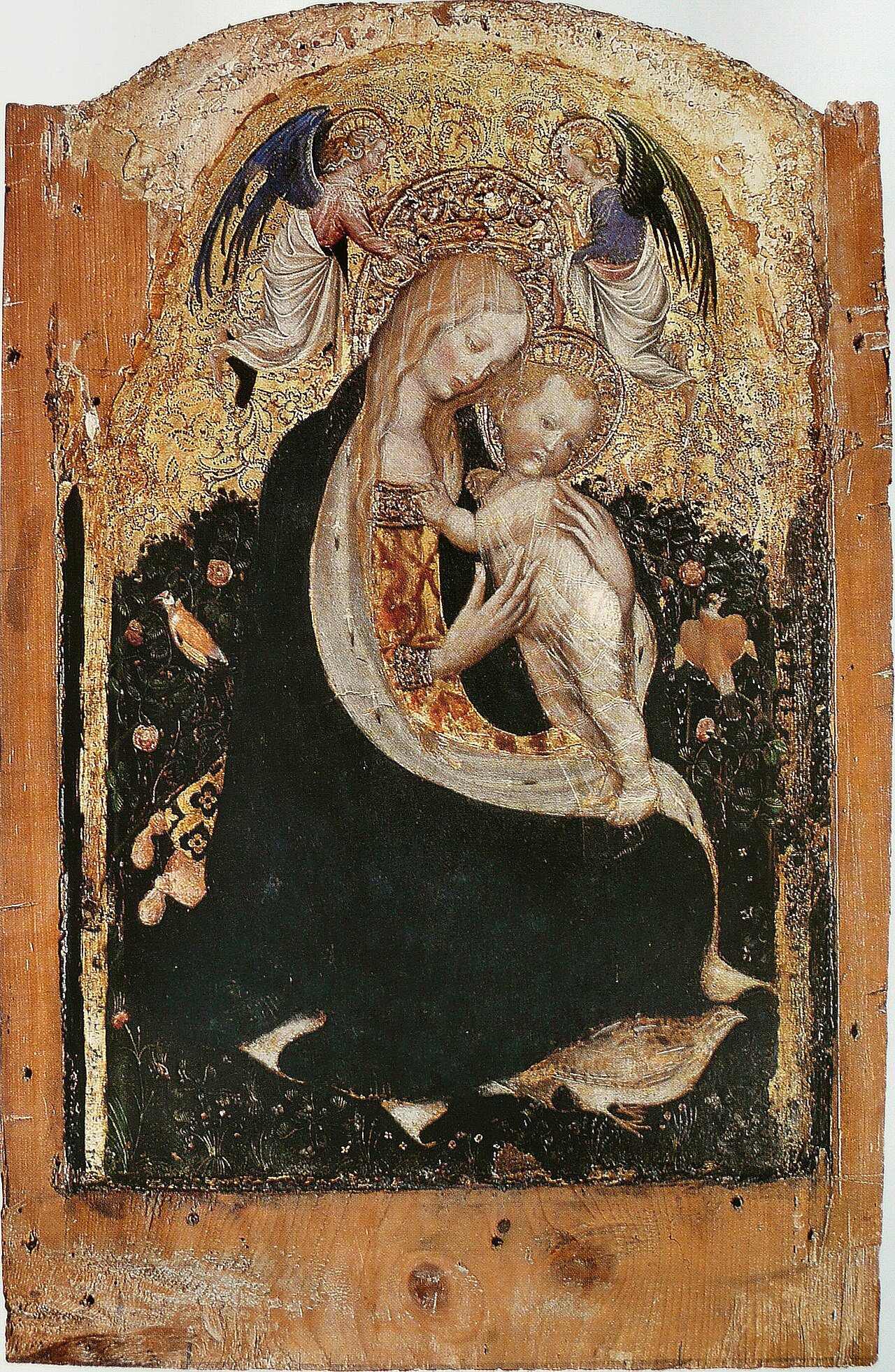 Madonna of the Quail by Pisanello
