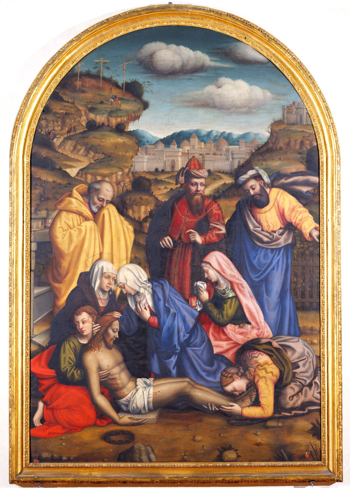 Lamentation with Saints by Plautilla Nelli