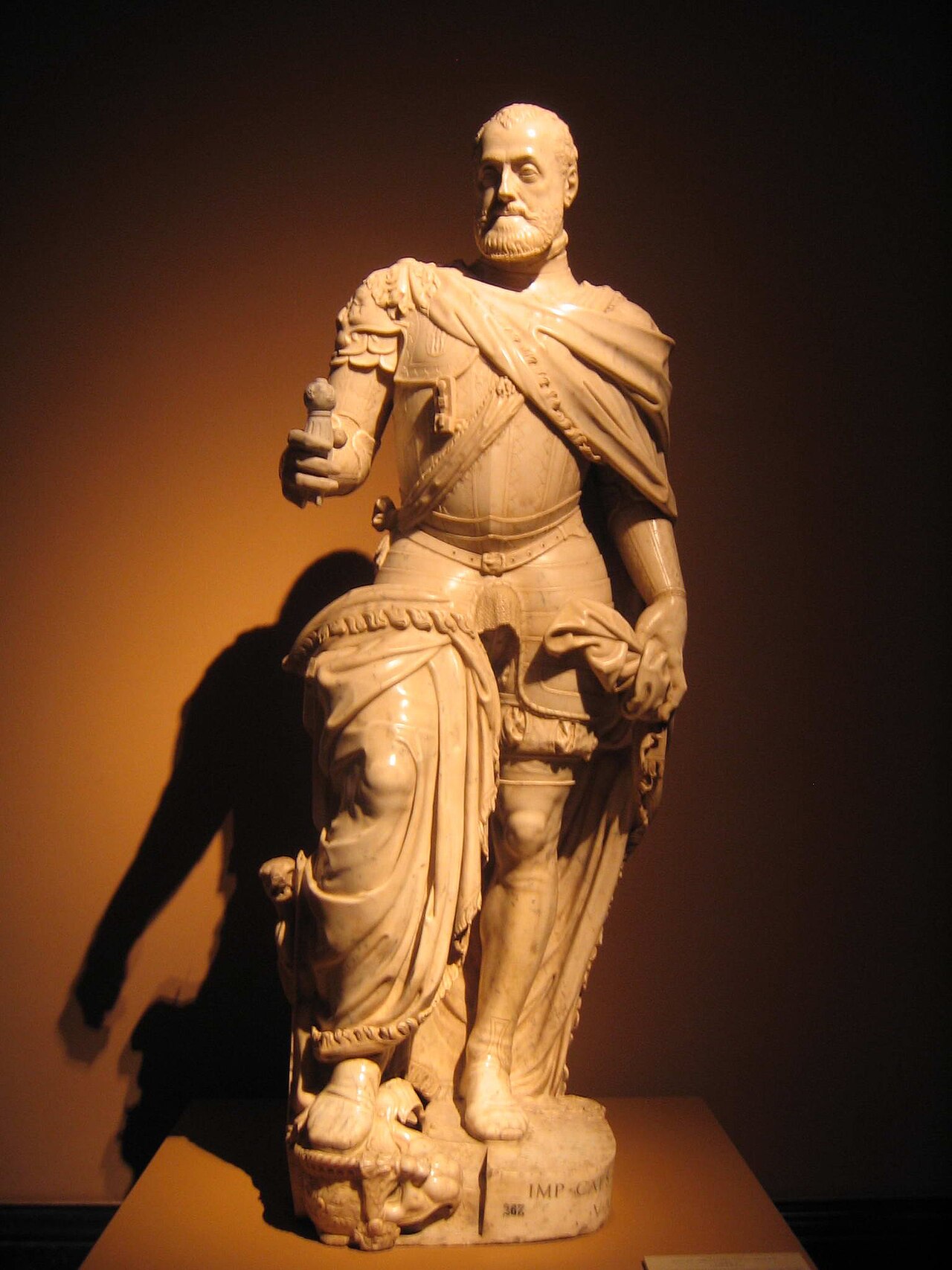 Charles V by Pompeo Leoni