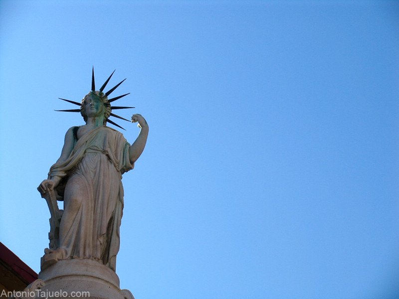 Statue of Liberty by Ponciano Ponzano, Pantheon of Illustrious Men, Madrid by Ponciano Ponzano