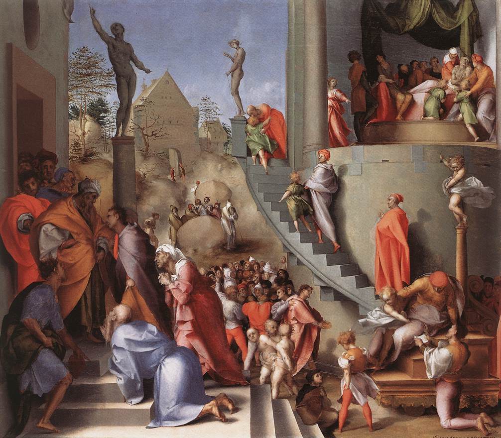 Joseph with Jacob in Egypt by Pontormo