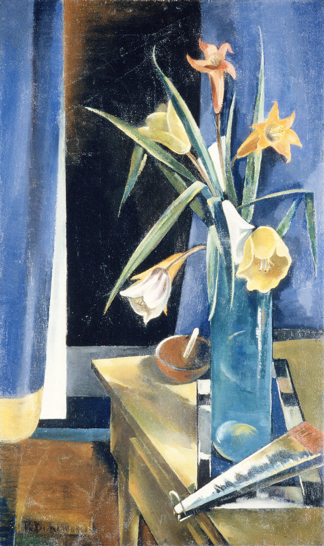 Vase of Flowers by Preston Dickinson