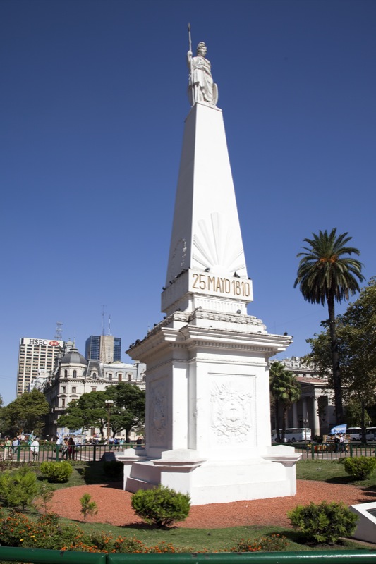 Pirámide de Mayo by Prilidiano Pueyrredón