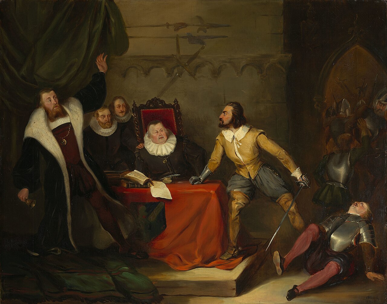 A Scene from Goethe's "Götz von Berlichingen" by Prince Albert of Saxe-Coburg and Gotha