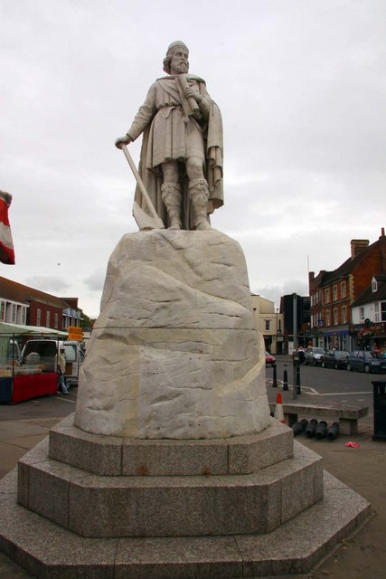 Statue of Alfred the Great by Prince Victor of Hohenlohe-Langenburg