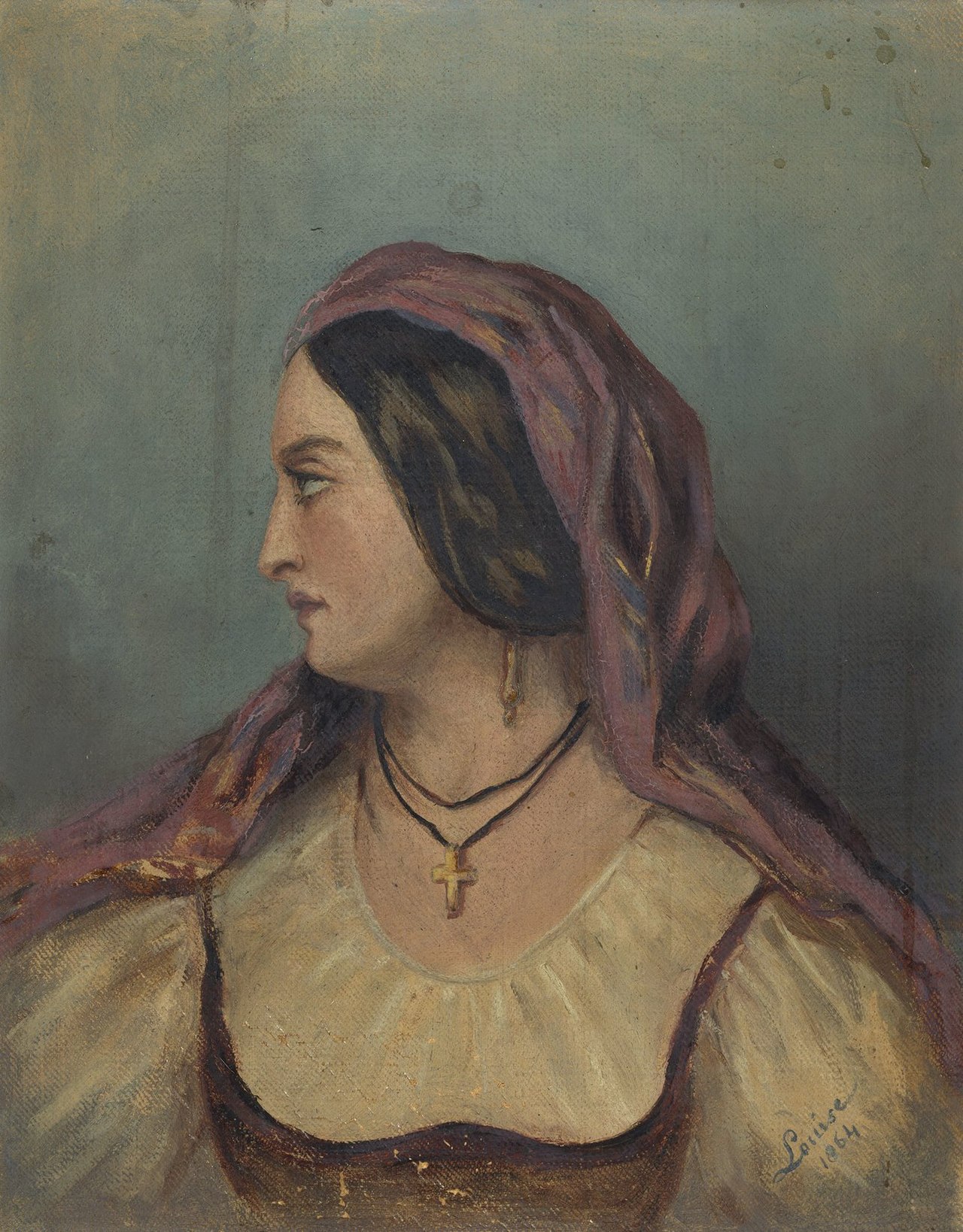 Head of a Neapolitan Woman by Princess Louise, Duchess of Argyll