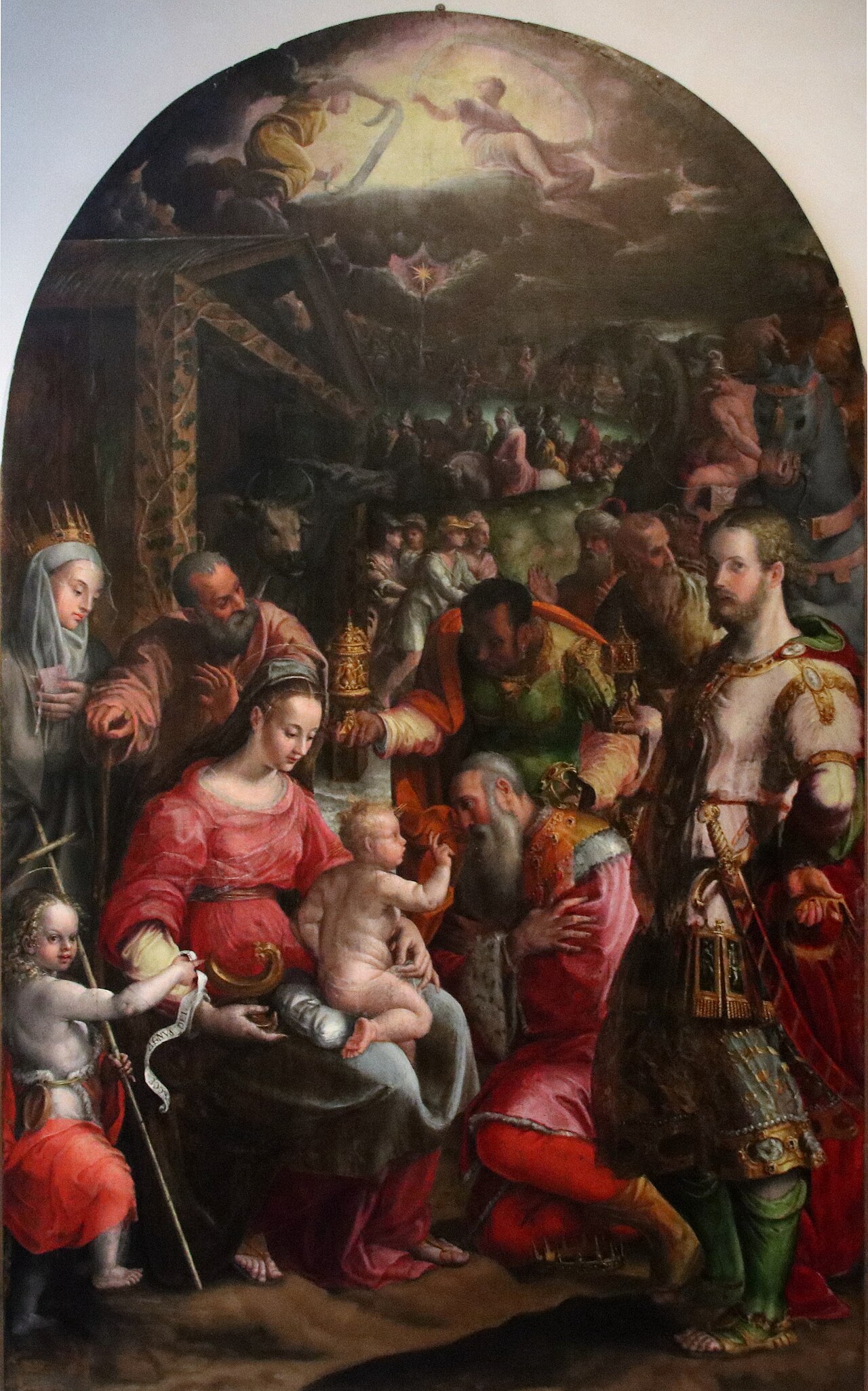 Adoration of the Magi by Prospero Fontana