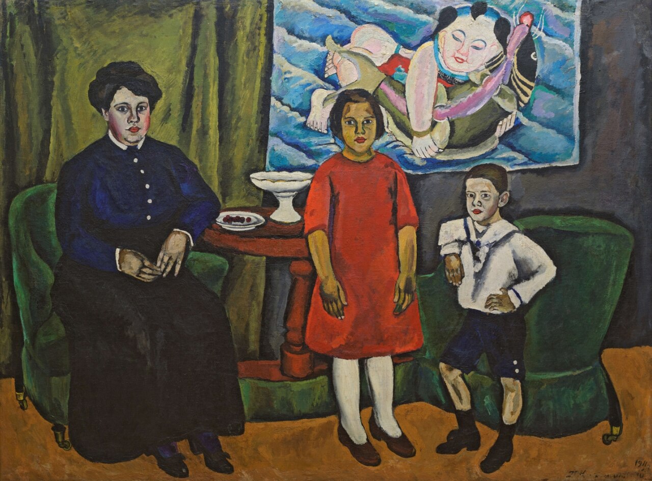 Family Portrait by Pyotr Konchalovsky