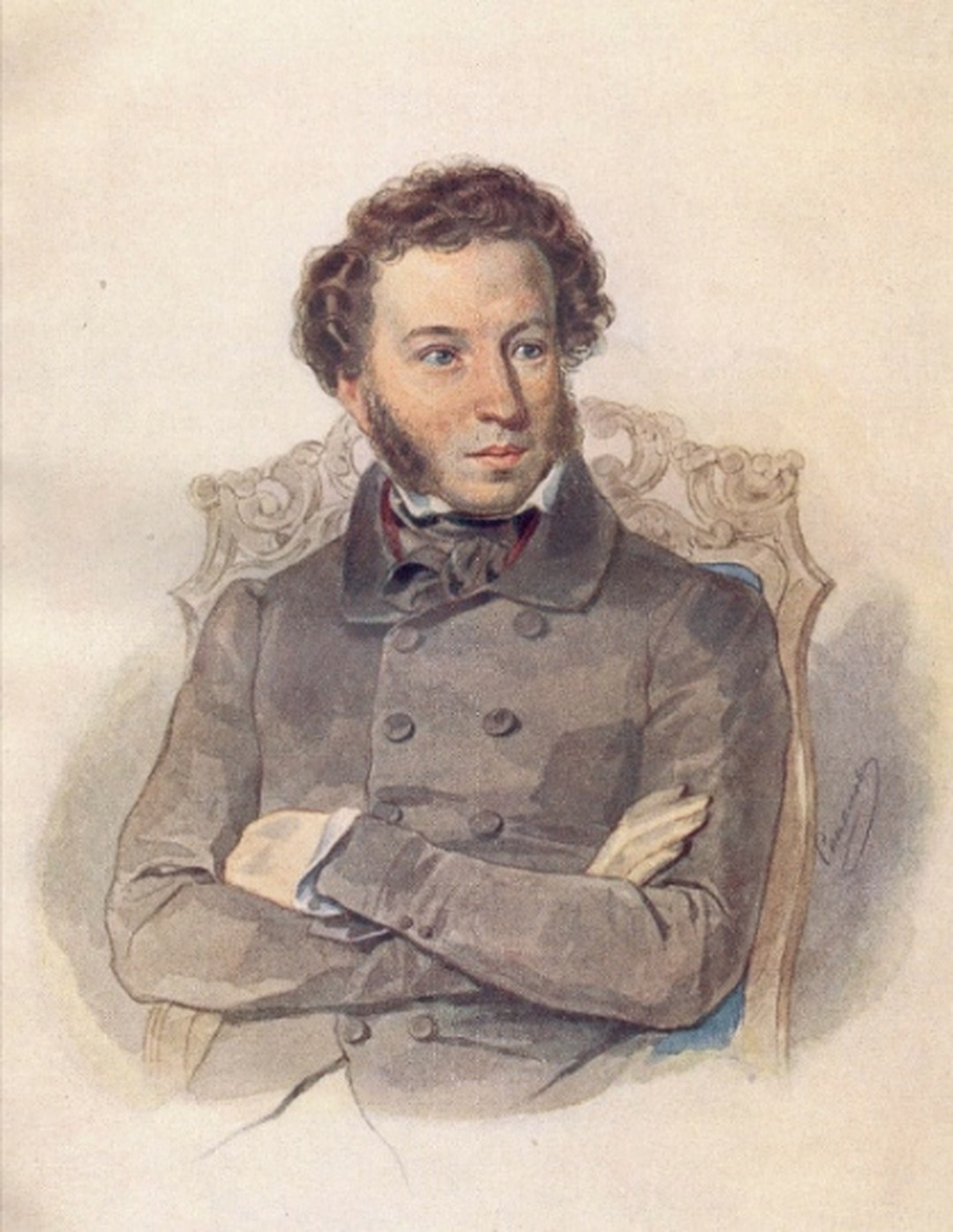 Alexander Pushkin by Pyotr Sokolov