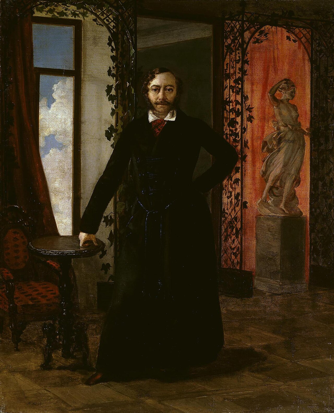 Portrait of a Military Retiree by Pyotr Zakharov-Chechenets